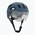 Fahrradhelm UVEX Stride Visor stone blue matt/lite mirror silver