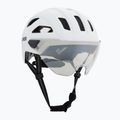 Fahrradhelm UVEX Stride Visor white matt/lite mirror silver