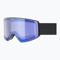 Skibrille UVEX Scenic P S0-S4 black matt/mirror blue/pola