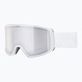 Skibrille UVEX Scenic P S0-S4 white matt/mirror silver/pola