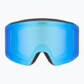 Skibrille UVEX Ignite FM S3 black matt/mirror blue 2