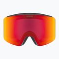 Skibrille UVEX Ignite FM S3 black matt/mirror red 2