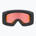 Skibrille UVEX Scenic FM S2 black matt/mirror red 3