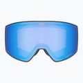 Skibrille UVEX Scenic FM S2 black matt/mirror blue 2