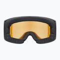 Skibrille UVEX Scenic FM S2 black matt/mirror green 3