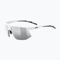 Sonnenbrille UVEX Aerios Small V white matt/smoke