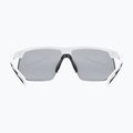 Sonnenbrille UVEX Aerios Small V white matt/smoke 3