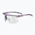Sonnenbrille UVEX Aerios Small V purple matt/smoke