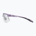 Sonnenbrille UVEX Aerios Small V purple matt/smoke 5