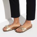 BIRKENSTOCK Madrid BF Schmal Gold Flip-Flops 4