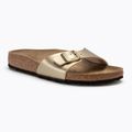 BIRKENSTOCK Madrid BF Schmal Gold Flip-Flops