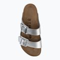 Badelatschen BIRKENSTOCK Arizona Birko-Flor silver 5