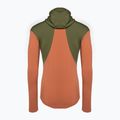 Damen Maloja SchioM grün-orangefarbenes Sweatshirt 34150-1-0560 2