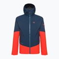 Maloja HallimaschM Herren Skijacke navy blau und orange 34204-1-8581