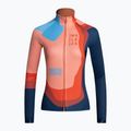 Damen Radfahren Sweatshirt Maloja AmiataM 1/1 orange und marineblau 35170