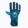 Kinder-Torwarthandschuhe uhlsport Hyperact Supersoft HN blau und weiß 101123601 4