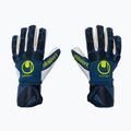 Uhlsport Hyperact Supersoft HN blau und weiß Torwarthandschuhe 101123601