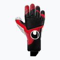 Uhlsport Powerline Supergrip+ Reflex Torwarthandschuhe schwarz/rot/weiß