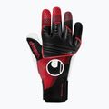 Kinder-Torwarthandschuhe uhlsport Powerline Absolutgrip schwarz/rot/weiß