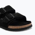 BIRKENSTOCK Arizona Shearling SL Narrow Flip-Flops schwarz 7