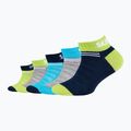Socken Kinder Skechers Mesh Ventilation Sneaker 5 pairs acid lime