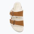 BIRKENSTOCK Arizona Shearling SL Regular Nerz-Flip-Flops 5