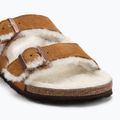BIRKENSTOCK Arizona Shearling SL Regular Nerz-Flip-Flops 7