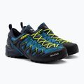 Salewa Herren Wildfire Edge Approach Schuh blau/gelb 61346 5