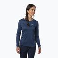 Damen-Trekking-Langarmhemd Salewa Puez Melange Dry navy blazer melange