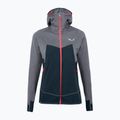 Salewa Puez Hybrid PL FZ Hoody Damen Fleece-Sweatshirt grau-grün 00-0000027389