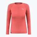 Salewa Zebru Med Warm AMR Frauen thermische Longsleeve fluo Koralle