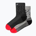 Damen-Trekkingsocken Salewa MTN TRN Sal. AM QRT grau 00-0000069025 2