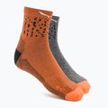 Herrentrekkingsocken Salewa MTN TRN Sal. AM QRT grau-braun 00-0000069028