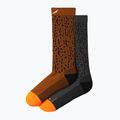 Herrentrekkingsocken Salewa MTN TRN Sal. AM Crew grau-braun 00-0000069029 9
