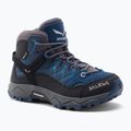 Kinder-Trekkingstiefel Salewa Alp Trainer Mid GTX blau 64010