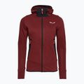 Salewa Damen Trekking Sweatshirt Lavaredo Hanf mit Kapuze rot 00-0000028238 3
