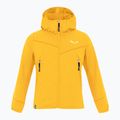 Salewa Kinder-Fleece-Sweatshirt Agner Melange PL FZ Hoody gelb 00-0000027768