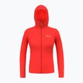Salewa Damen-Trekking-Sweatshirt Agner Polarlite mit Kapuze rot 00-0000028558 6