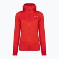 Salewa Damen-Trekking-Sweatshirt Agner Polarlite mit Kapuze rot 00-0000028558