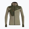 Herren-Trekking-Sweatshirt Salewa Puez 2 Dry Hood FZ dunkeloliv melange