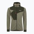 Herren-Trekking-Sweatshirt Salewa Puez 2 Dry Hood FZ dunkeloliv melange