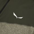 Herren-Trekking-Sweatshirt Salewa Puez 2 Dry Hood FZ dunkeloliv melange 3