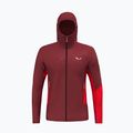 Herren Salewa Sella Am Hd Fleece-Sweatshirt syrah