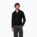 Salewa Herren-Trekking-Sweatshirt Puez Waffle Hyb PL HD schwarz out 2