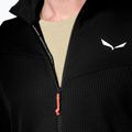 Salewa Herren-Trekking-Sweatshirt Puez Waffle Hyb PL HD schwarz out 5