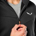 Salewa Herren-Trekking-Sweatshirt Puez Waffle Hyb PL HD schwarz out 4