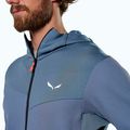Salewa Herren-Trekking-Sweatshirt Puez Waffle Hyb PL HD java blau 4