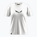 Damen-T-Shirt Salewa Solid Dry white new logo