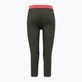 Damen Salewa Cristallo Warm AMR 3/4 Thermohose dunkel oliv 2