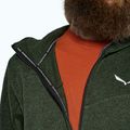 Herren-Trekking-Fleecejacke Salewa Puez Rocca Polarlite Hood dark olive 4